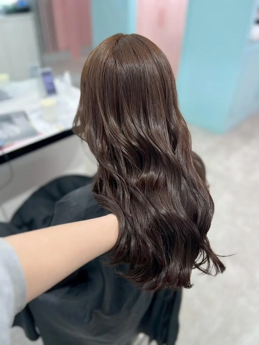 カラー ロング 髪質改善×艶髪カラー 🫧銀座のヘアスタイル