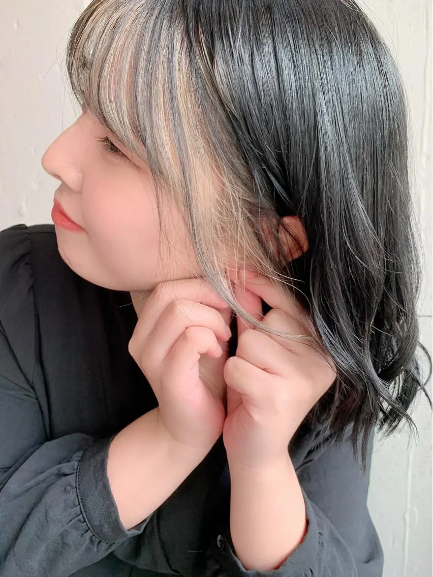 ショート カラー パーマ インナーカラー 韓国風ヘア ヘアカラー トリートメント 💛丁寧さNo.🥇 🧸片山智裕💛のヘアスタイル