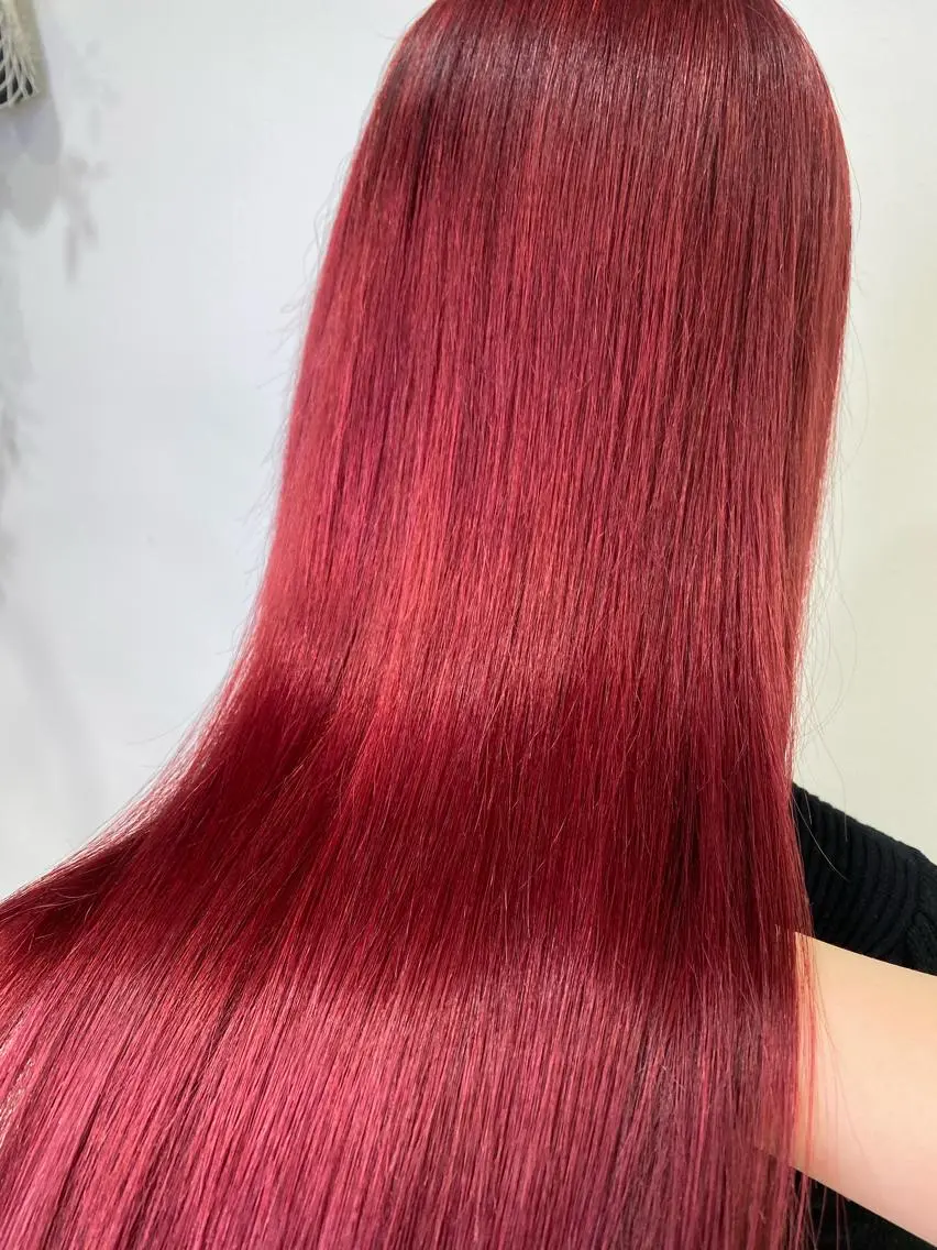 ロング カラー ヘアアレンジ TSUNA 🌙 Lim 五反田のマツエク・マツパデザイン