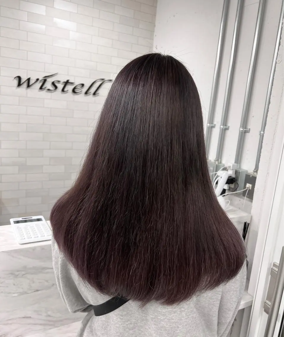 セミロング カラー ヘアカラー wistell/ ayukaのヘアスタイル
