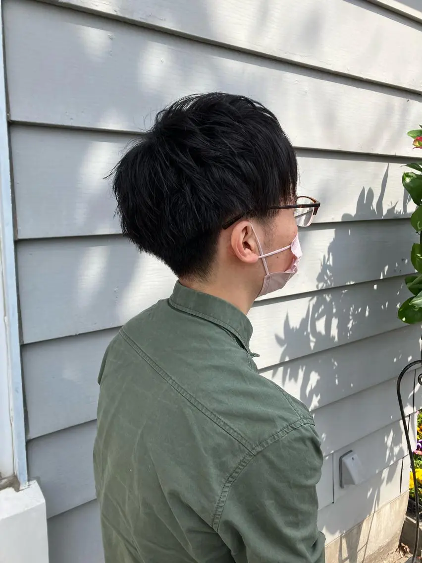 ショート メンズ カット 佐藤 悠生 メンズパーマ.カットのヘアスタイル