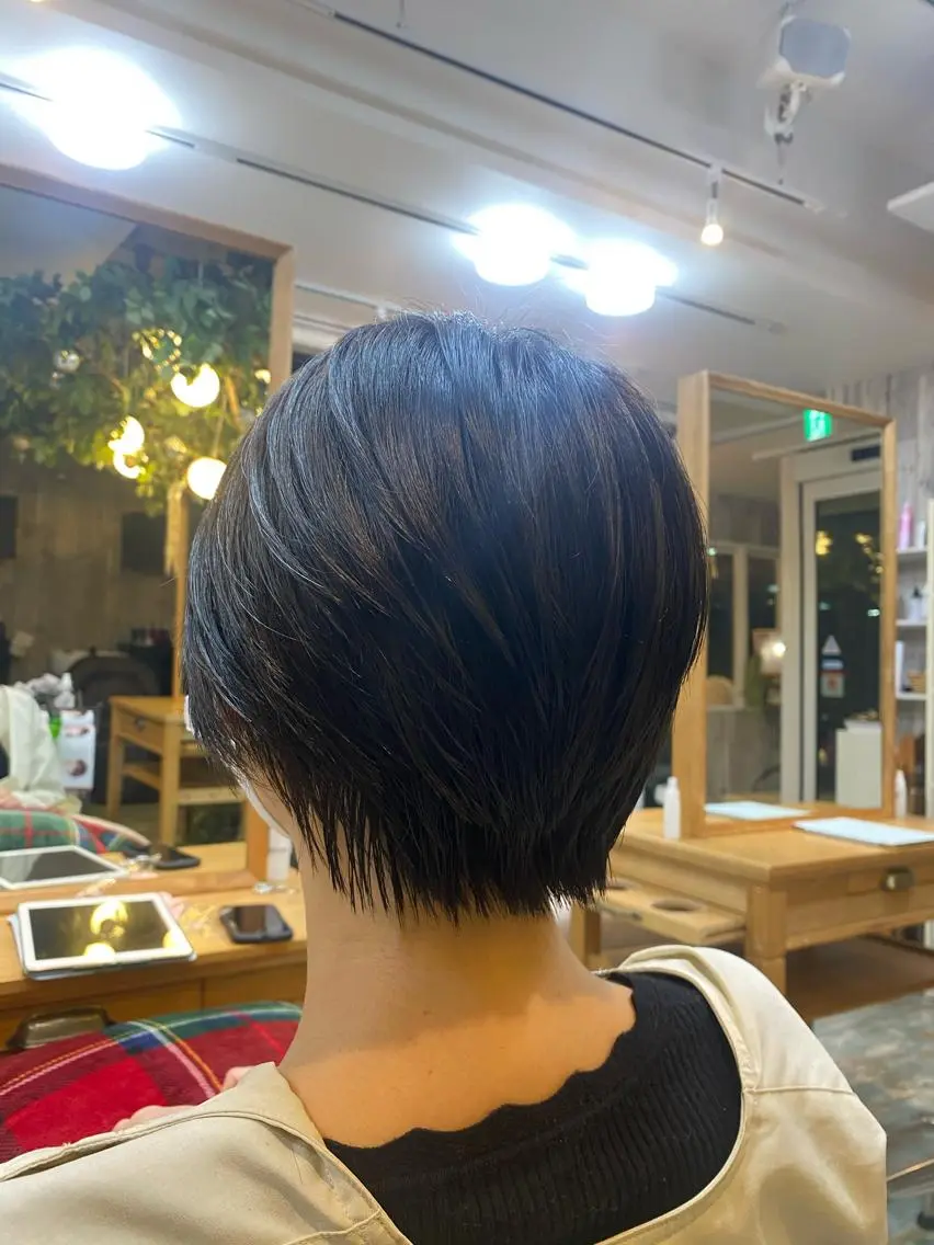 ショート ショートボブ ボブ ショートヘア 小顔カット ショートカット 💙hiyoriのヘアスタイル