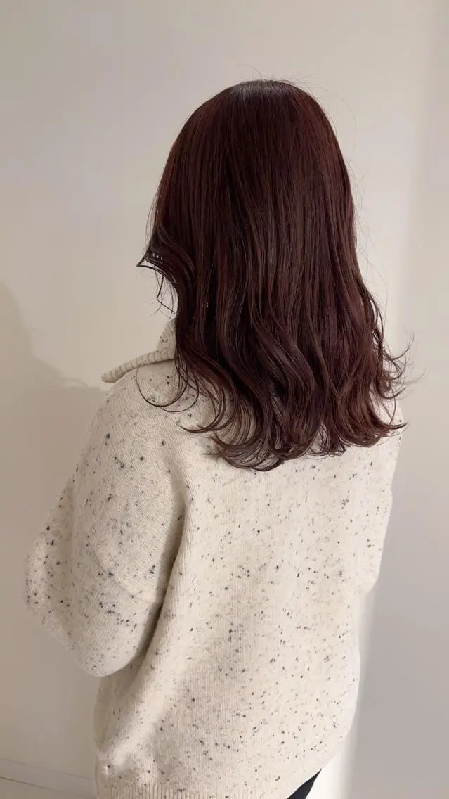 セミロング 🫧ツヤ髪個室美容室 安食茉莉🫧のヘアスタイル