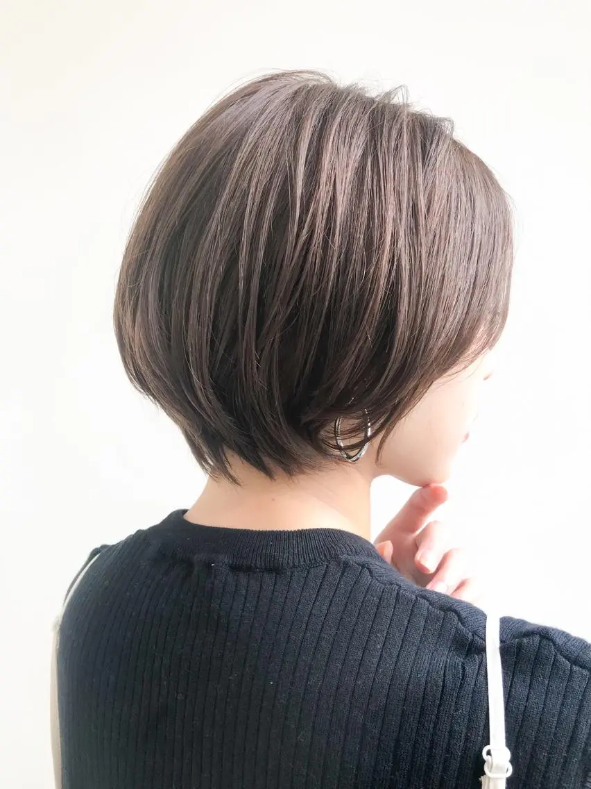ショート 髪質改善 似合わせカット ショートヘア 縮毛矯正 トリートメント カット ヘアカラー トリートメント 艶髪ショートの匠✂️ 錦糸町佐藤店長のヘアスタイル
