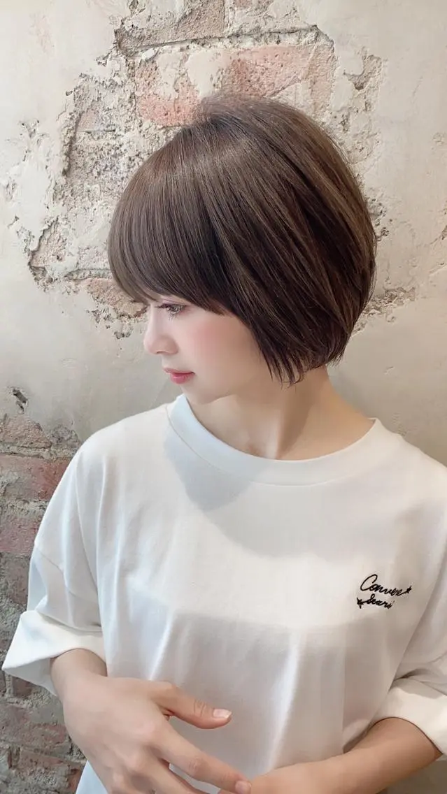 ショート 新宿　ショート・ボブ カットモデル募集のヘアスタイル
