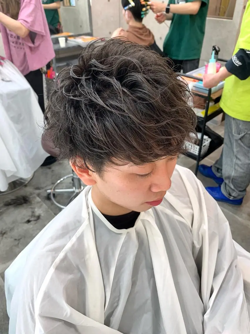 メンズ メンズパーマ 佐藤 智弘のヘアスタイル