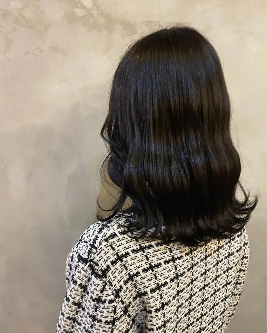 ミディアム 小顔カット 🌿リョウカのヘアスタイル