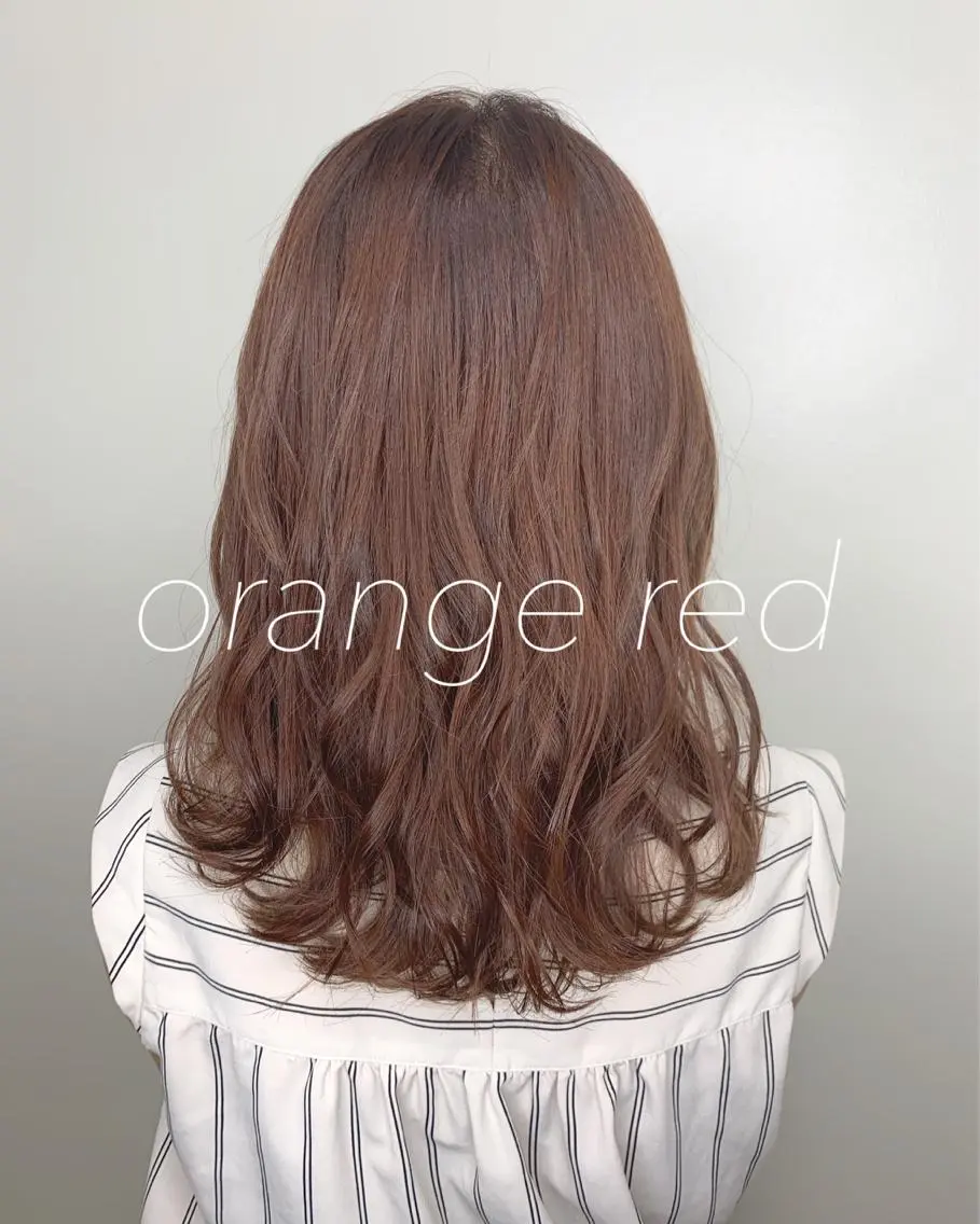 セミロング カラー ヘアカラー Hair resort Aiのヘアスタイル