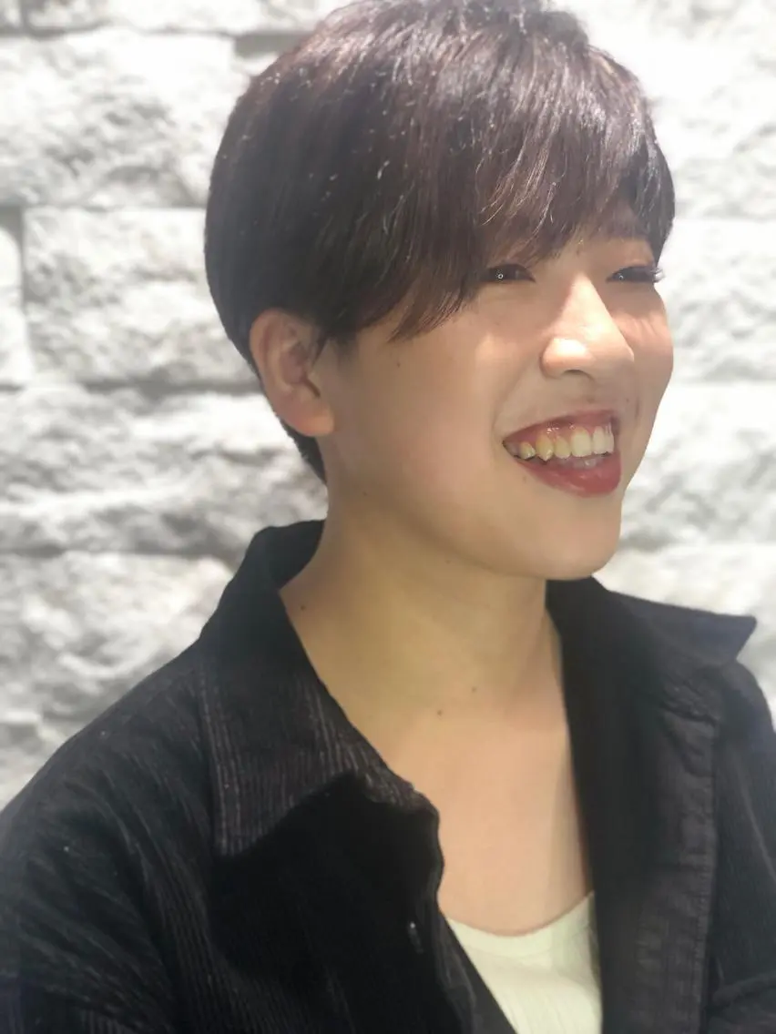 ショート カラー ショートヘア ✨髪質改善ストレート ×ミニボブ✨萩原 翼のヘアスタイル