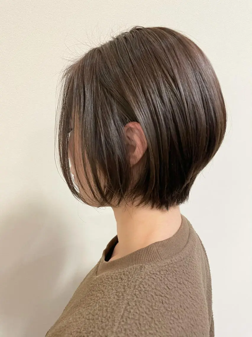 ショート カラー 透明感カラー グレージュ ショートヘア ヘアカラー 沢田 瞳のヘアスタイル