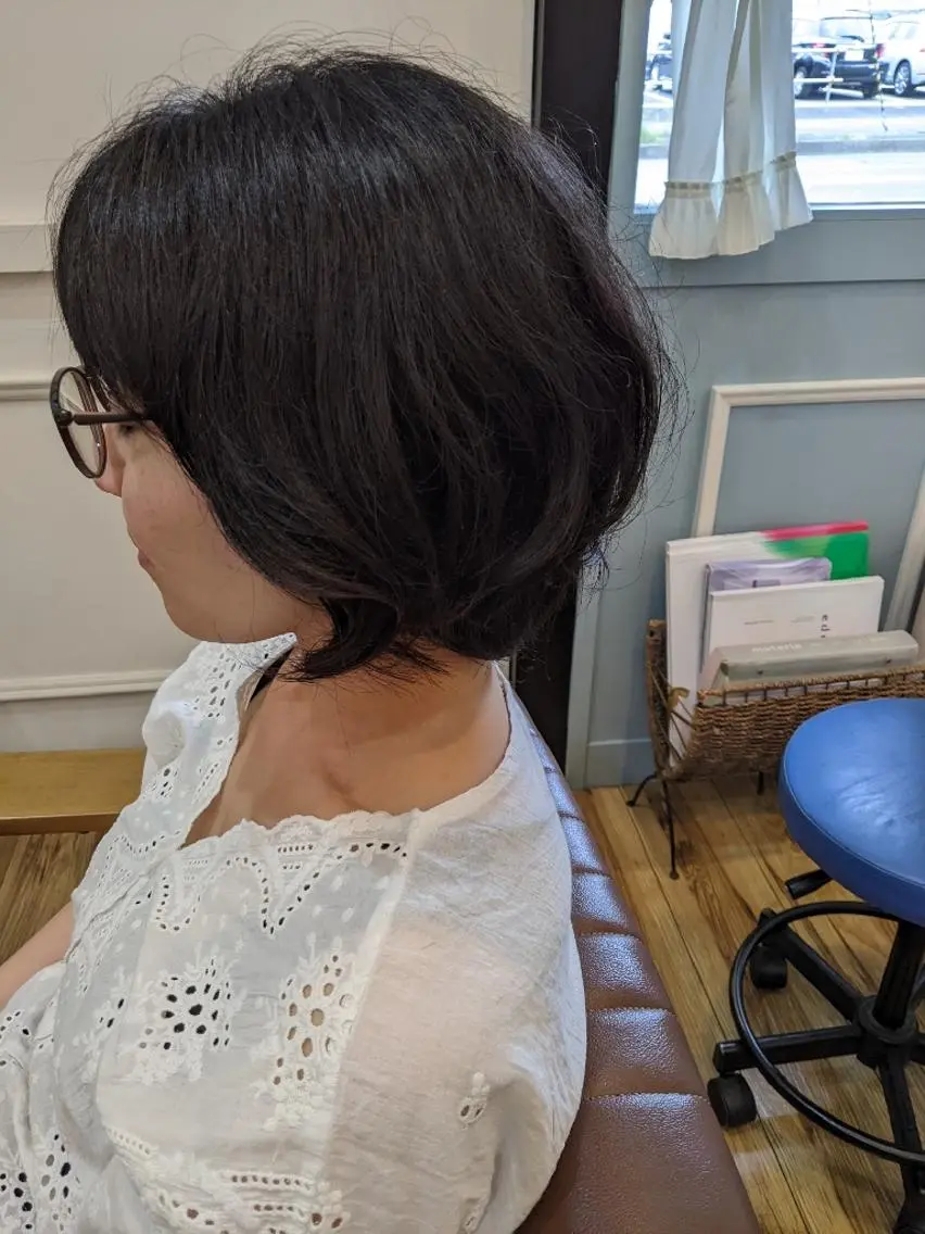 ミディアム パーマ 【泉中央】CLASS 中村のヘアスタイル