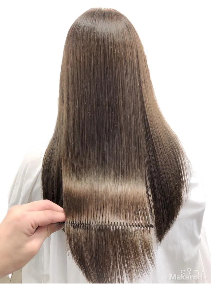 ロング カラー ヘアカラー トリートメント 菊地 聖のヘアスタイル