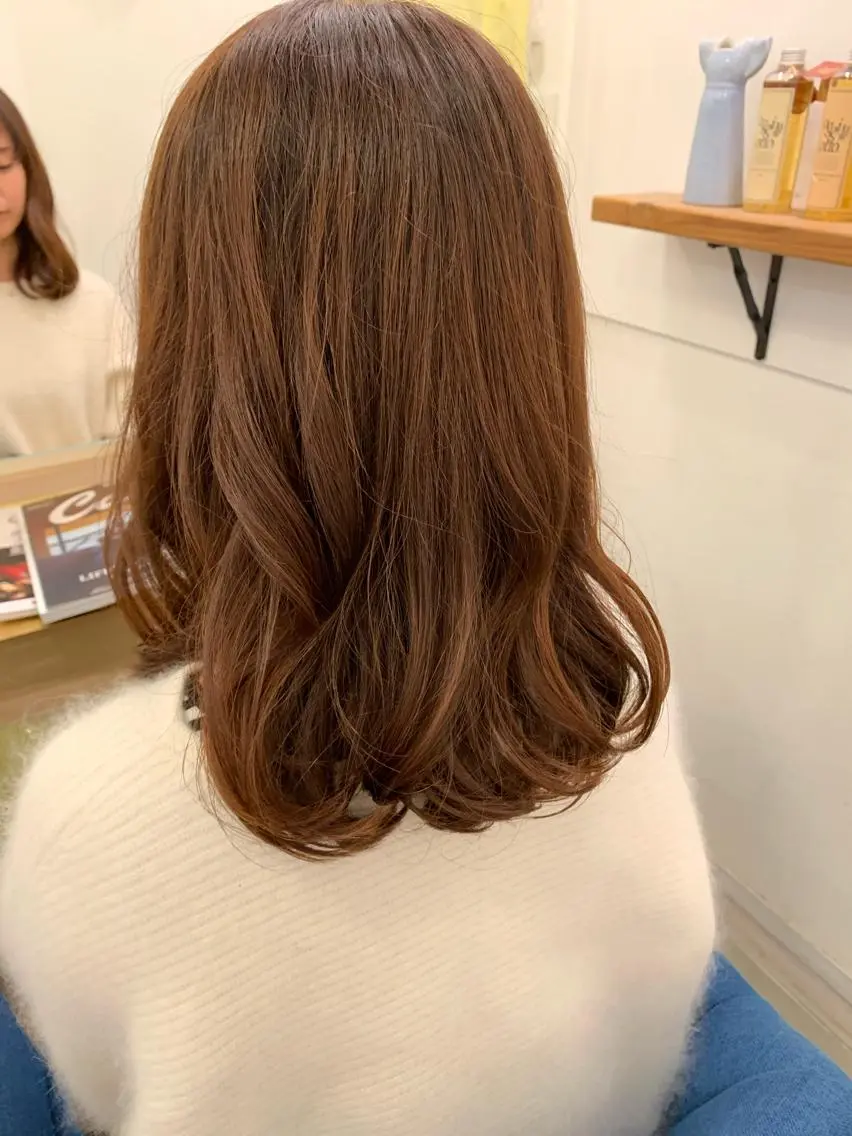 ロング カラー 【髪質改善】【美髪】 【ツヤ髪】ほしのちりのヘアスタイル