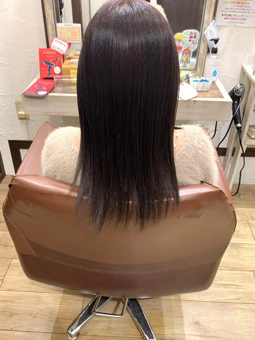 セミロング カラー ヘアカラー トリートメント HARUKI🌸笹塚 インナーカラーのヘアスタイル
