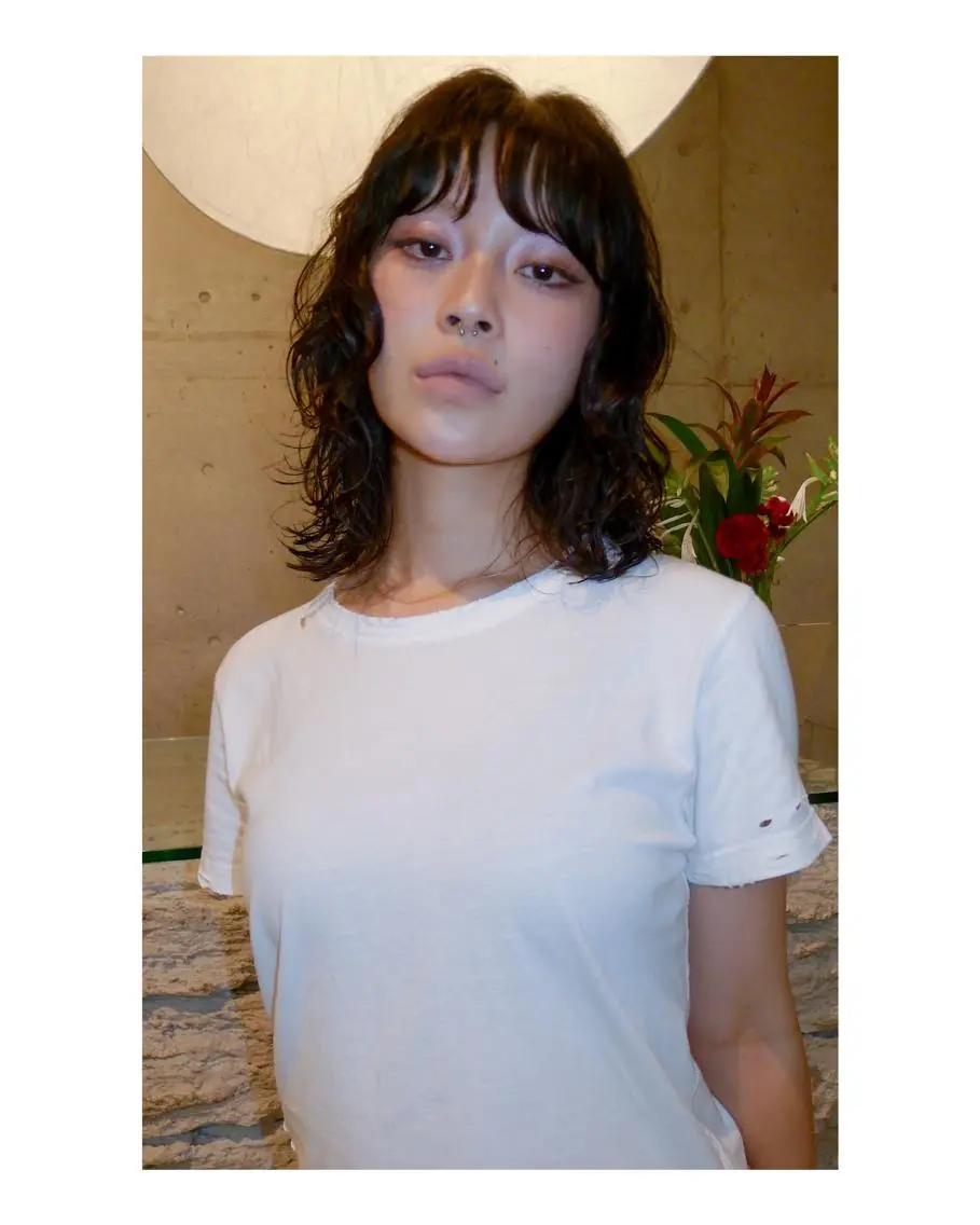 ミディアム カット メンズカット・パーマ eliasのヘアスタイル