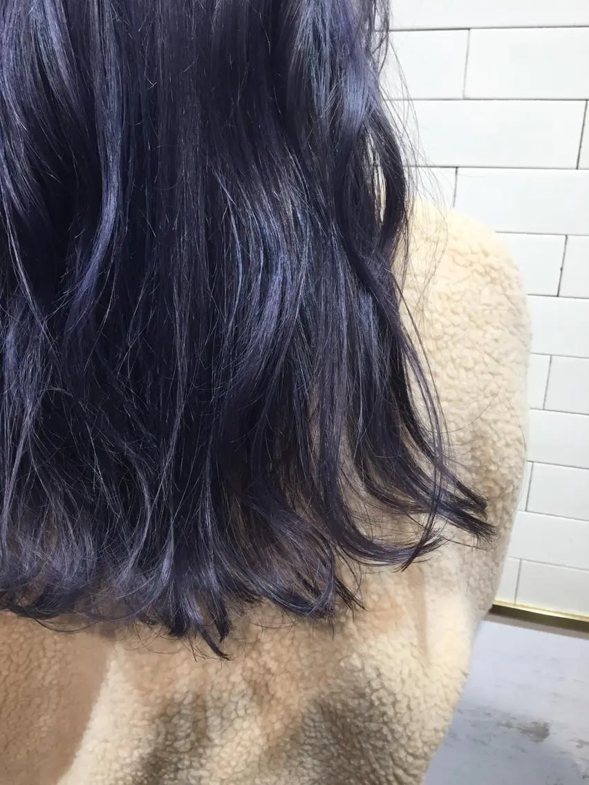 セミロング カラー トップスタイリスト 👑田添幹宜のヘアスタイル