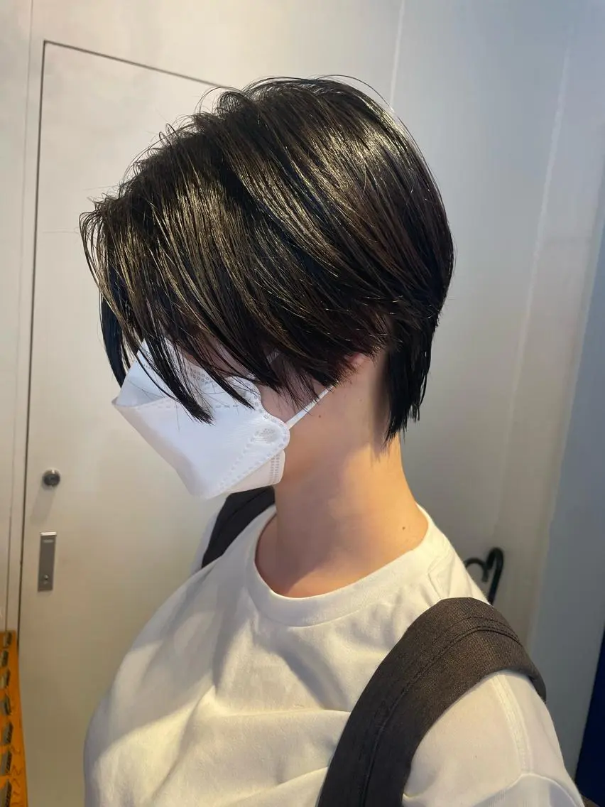 ショート カラー レイヤー/似合わせ TAKUYAのヘアスタイル