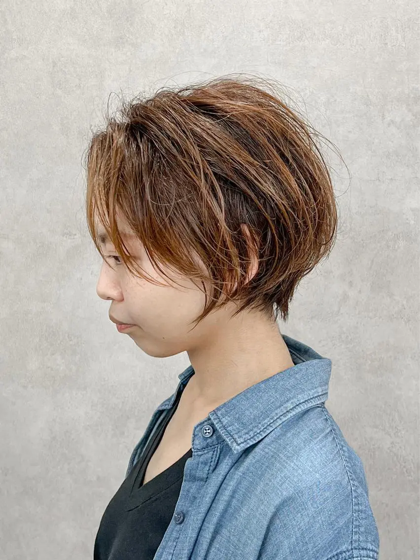 ショート カラー トリートメント 🎁無料カットカラー 📷撮影モデル募集✨のヘアスタイル