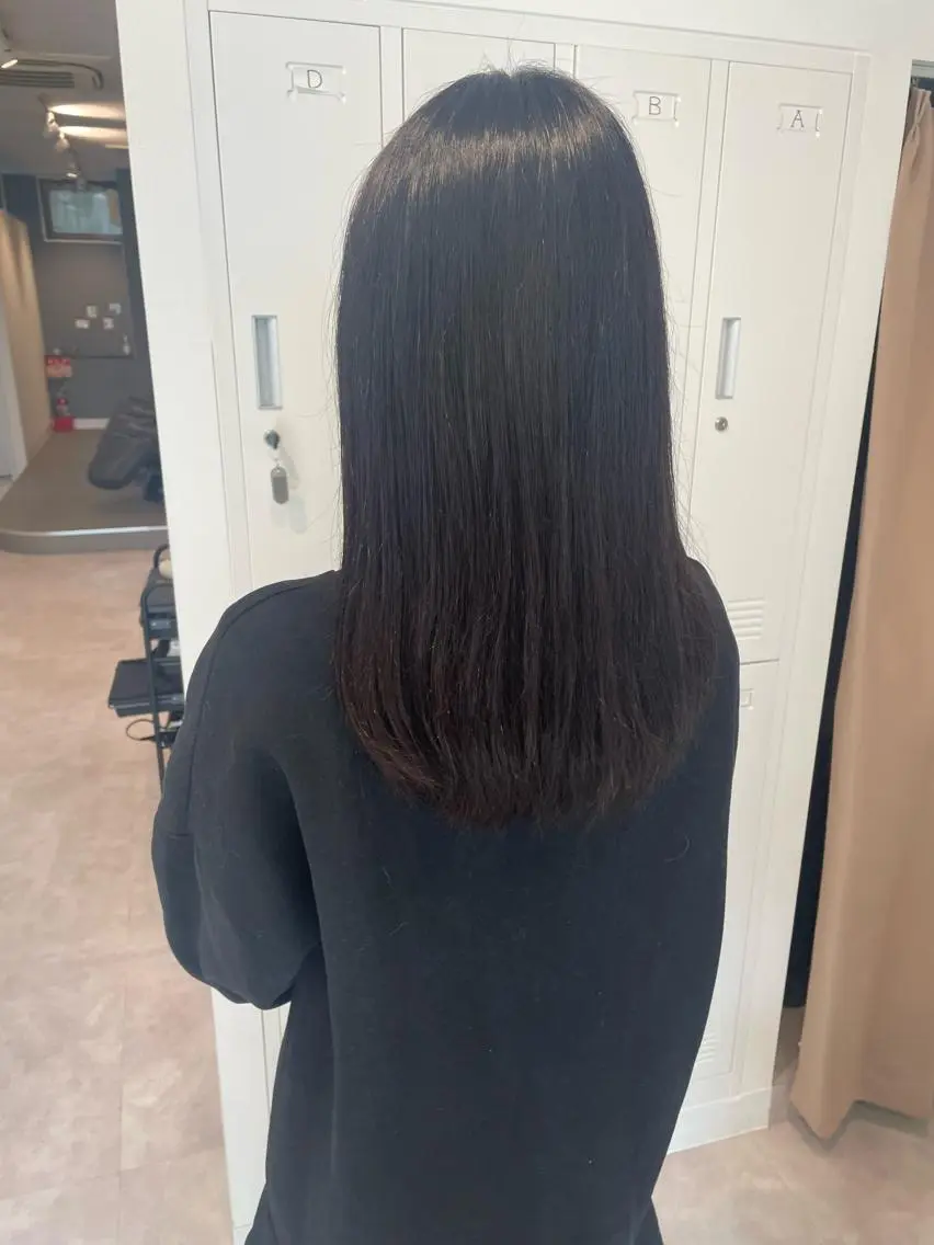 ロング カット ヘアカラー トリートメント 酒見 里奈のヘアスタイル