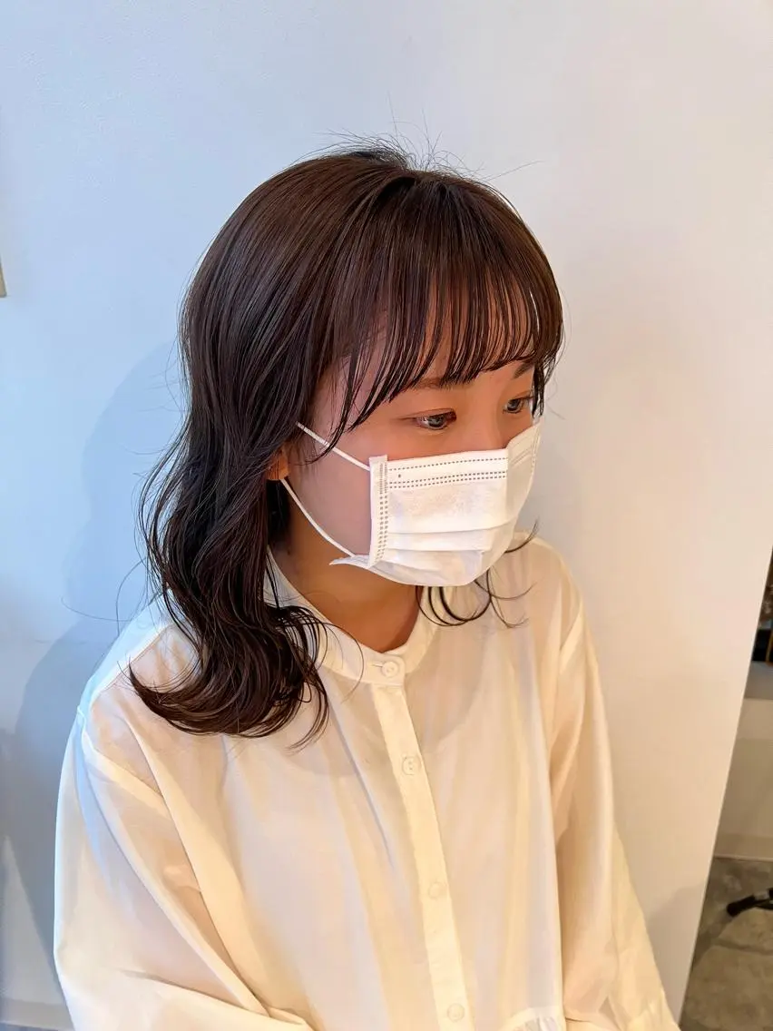 ミディアム カット ヘアカラー トリートメント mai 🌷のヘアスタイル