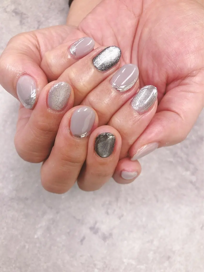 ネイル マグネットネイル オフィスネイル FASTNAIL PLUS 新宿店のネイルデザイン