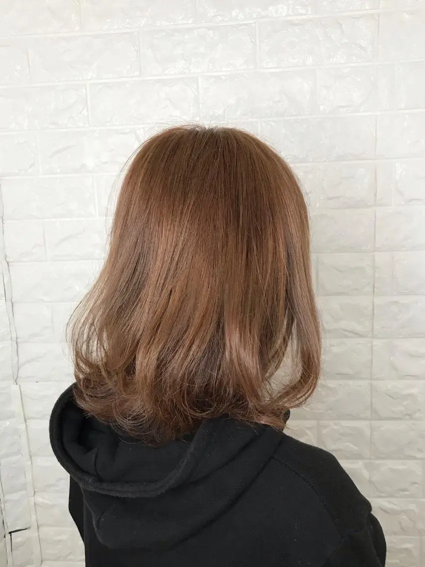 ミディアム カラー ベージュカラー イルミナカラー ヘアカラー 髪質改善縮毛矯正 美容師✂️山崎竜二のヘアスタイル
