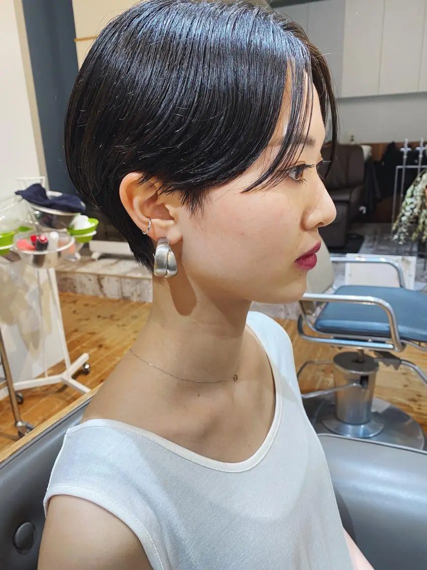 ショート ショートヘア カット 坂口 拓魅のヘアスタイル