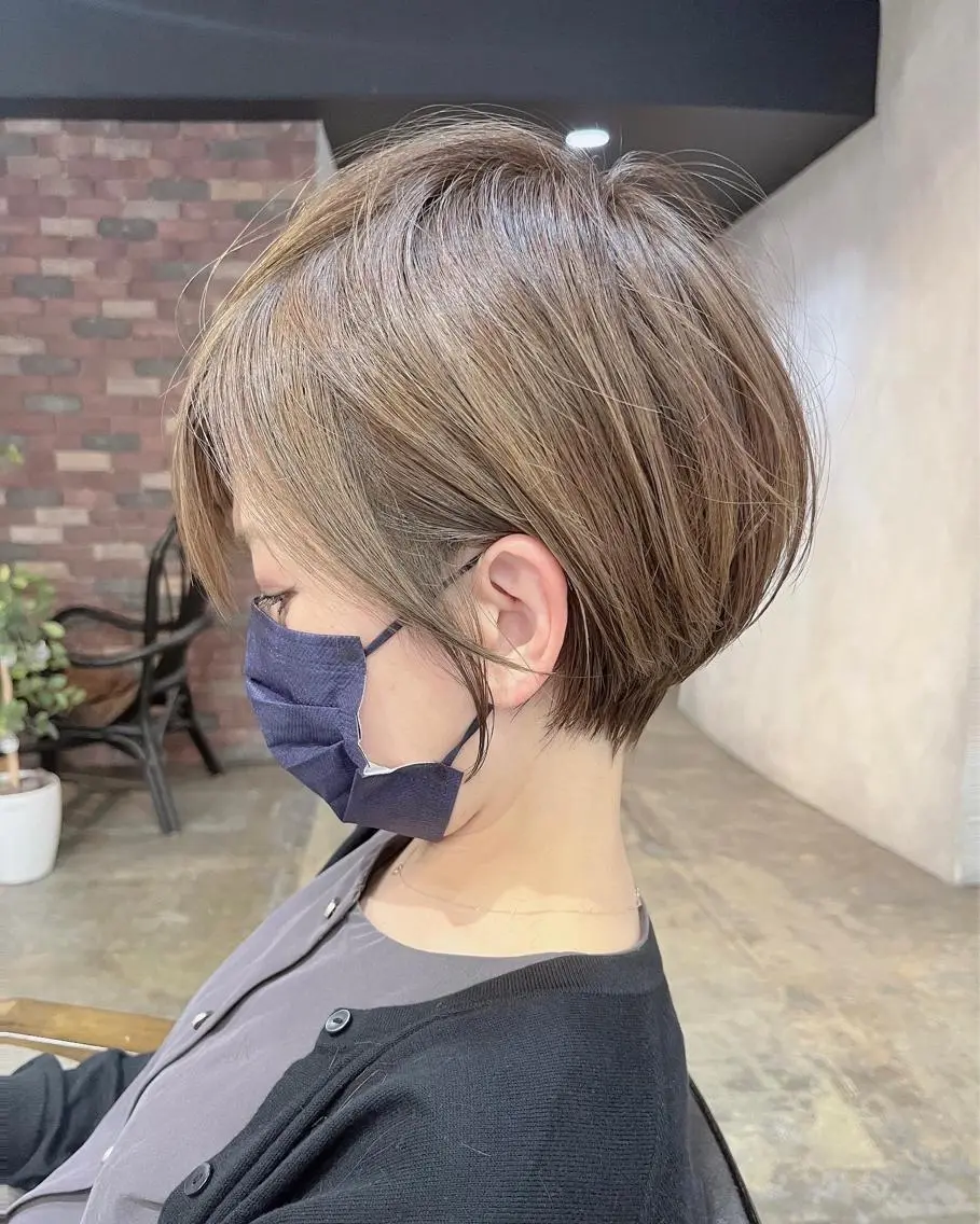 ショート 髪質改善✨ストレート オグ✂️/ショートのヘアスタイル