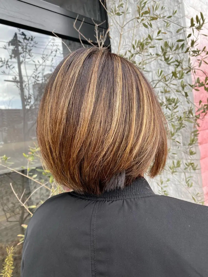 ショート カラー ハイライトカラー ハイライト 【育休中】EARTH 荒井店HARUNAのヘアスタイル
