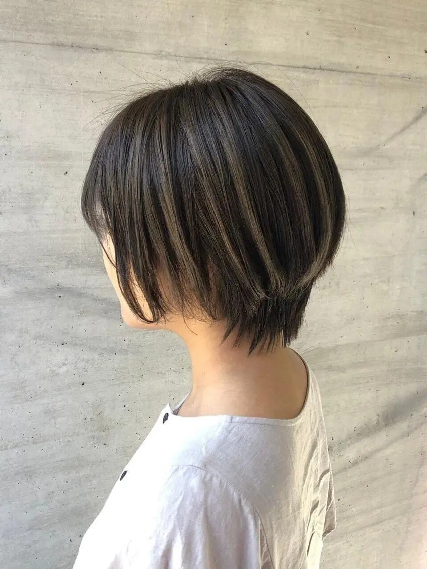 カラー デザインカラー ハイライトカラー 髪質改善 米倉 一輝のヘアスタイル