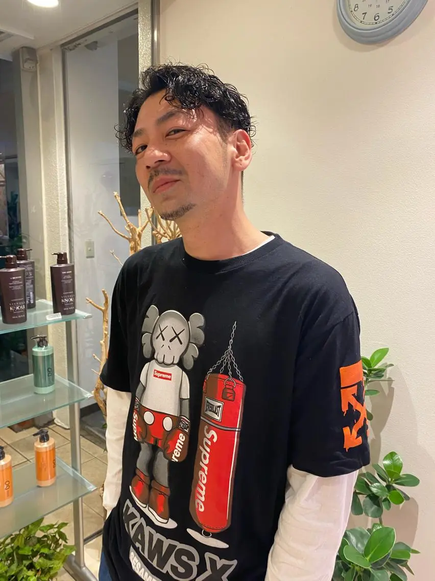 パーマ メンズ カット パーマ トリートメント さこだ しょうた 【副店長】のヘアスタイル