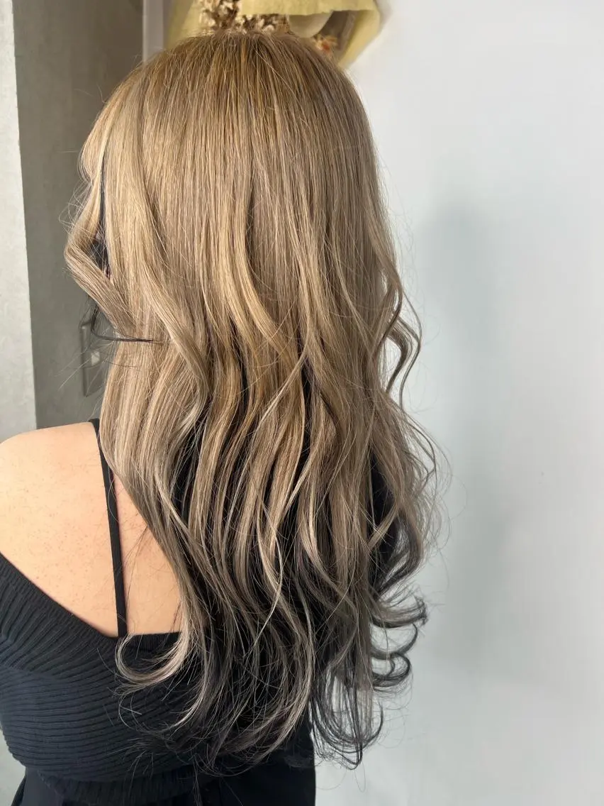 ロング カラー デザインカラー 後藤 卓哉のヘアスタイル