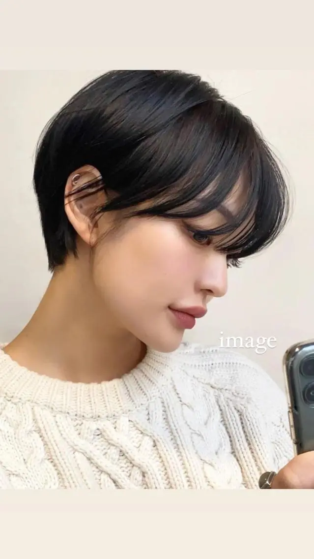 ショート ショートヘア ♡レイヤーボブ パーマ/うらら♡のヘアスタイル
