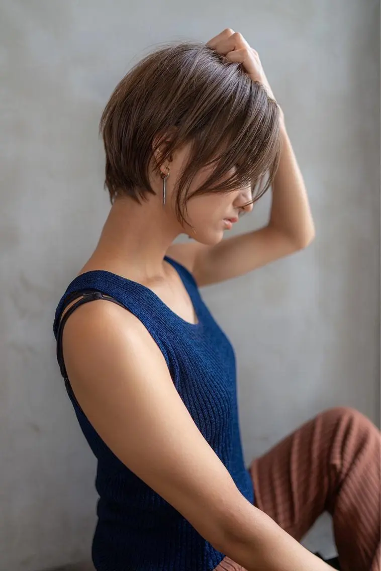 ショート カラー カット ヘアカラー トリートメント 🉐レイヤー/塩見 弘樹🉐渋谷のヘアスタイル