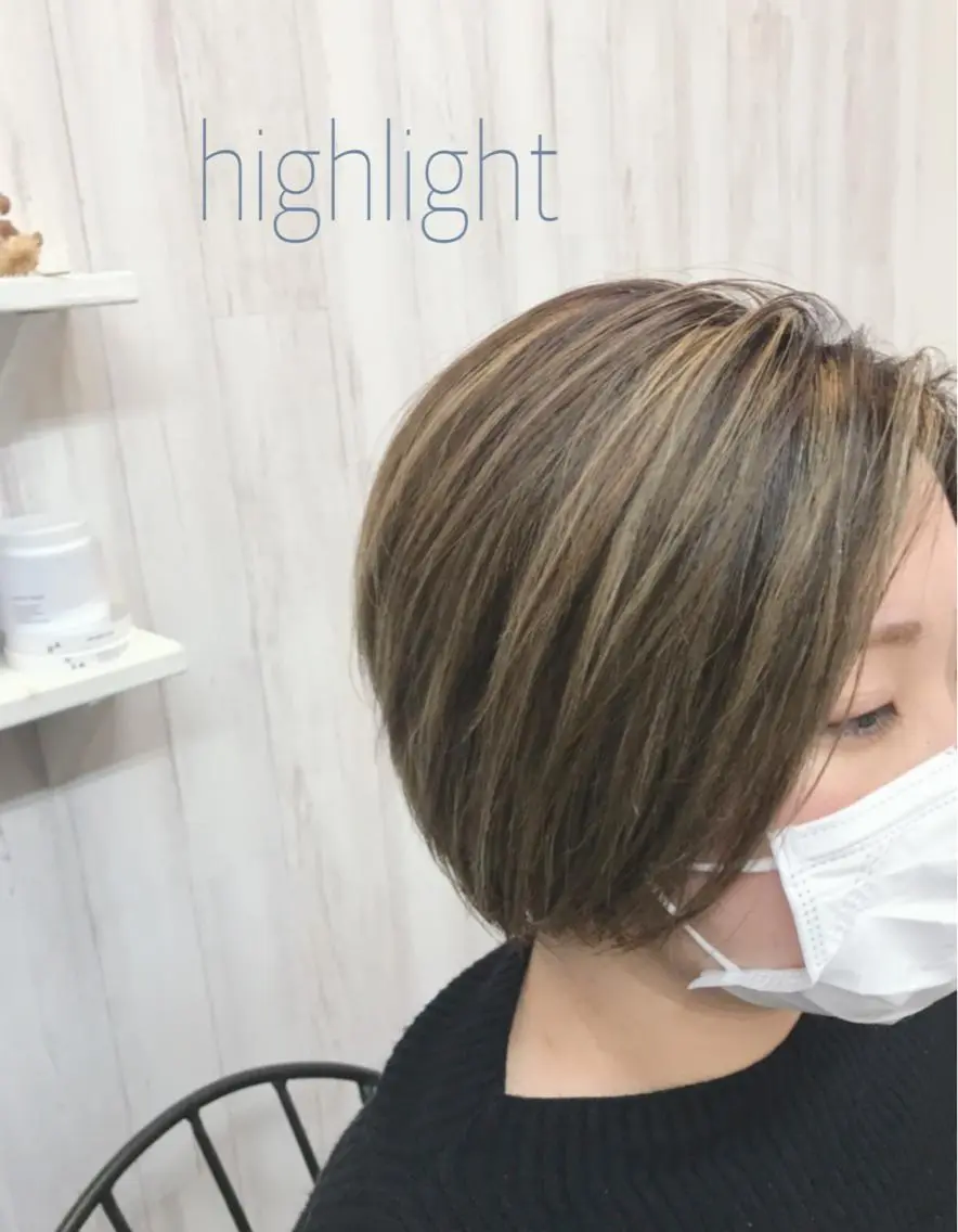 ショート カラー ri saのヘアスタイル