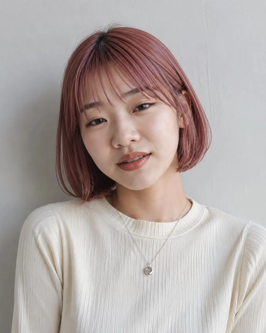 ミディアム カラーモデル募集☆ 山村梨香のヘアスタイル