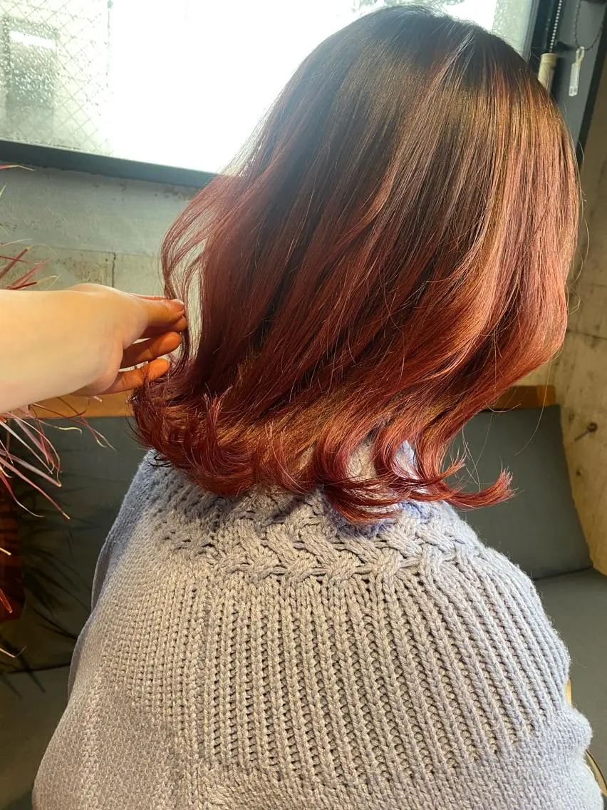 セミロング カット ヘアカラー N° Elune MIYUUのヘアスタイル