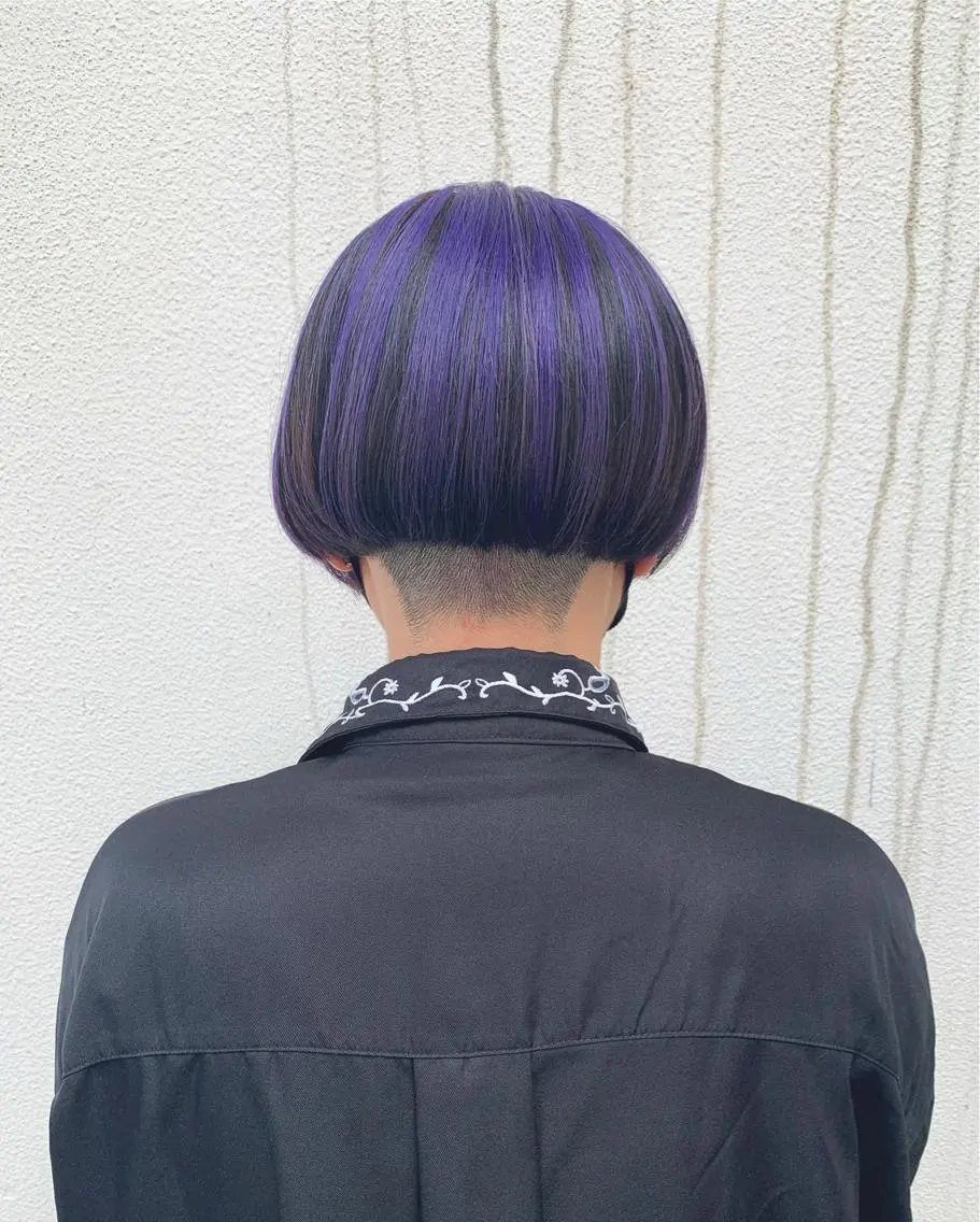 ショート カラー ハイトーン/ショート 村上淳乃🐥のヘアスタイル