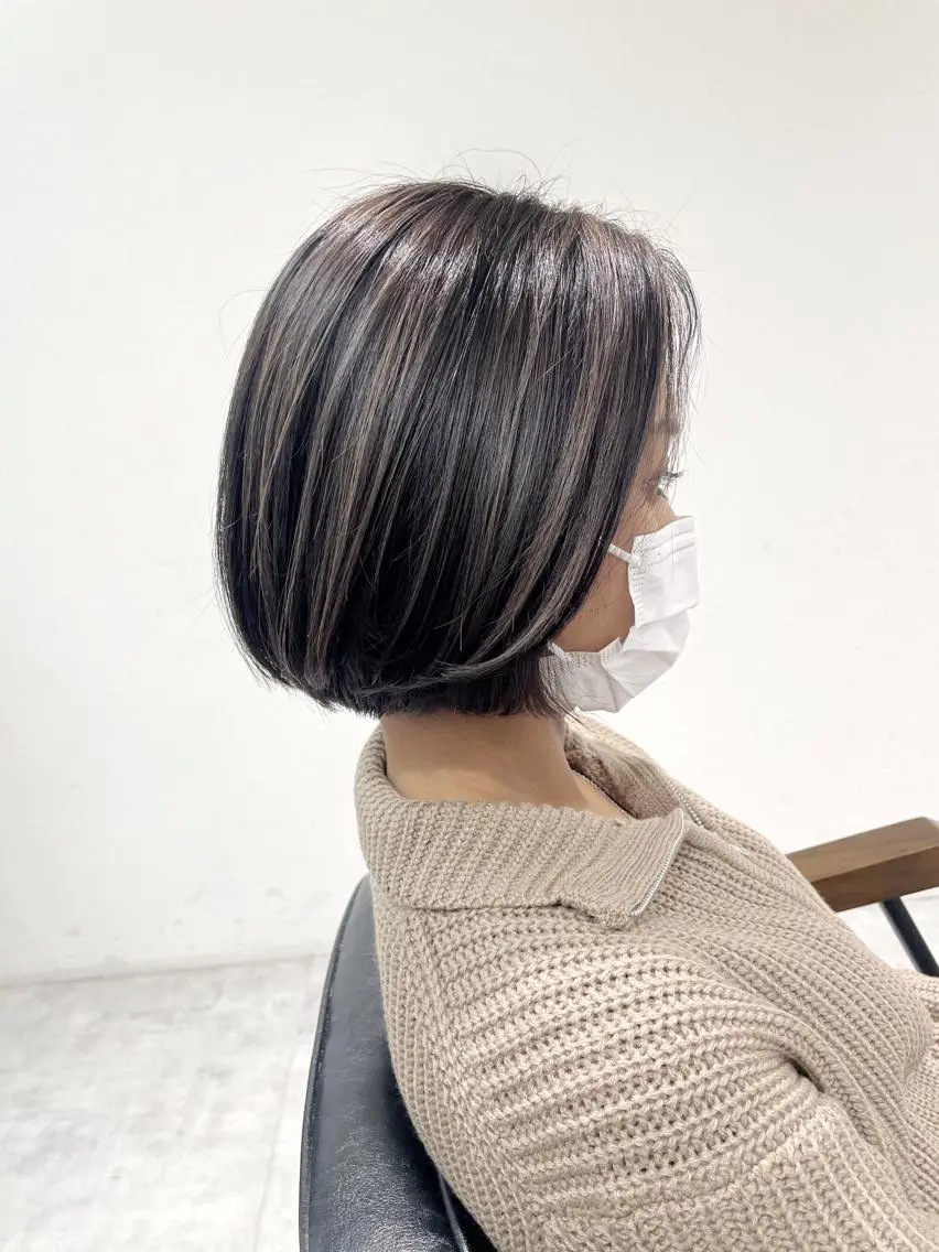 ショート カラー 田中大星 /ボブ 縮毛矯正のヘアスタイル