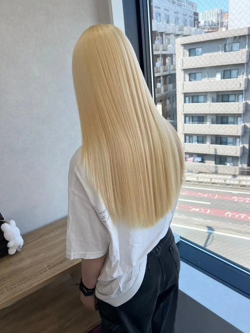 ロング カラー ブロンド ロング 🎀ダブルカラー🎀 ♡Kanon♡のヘアスタイル