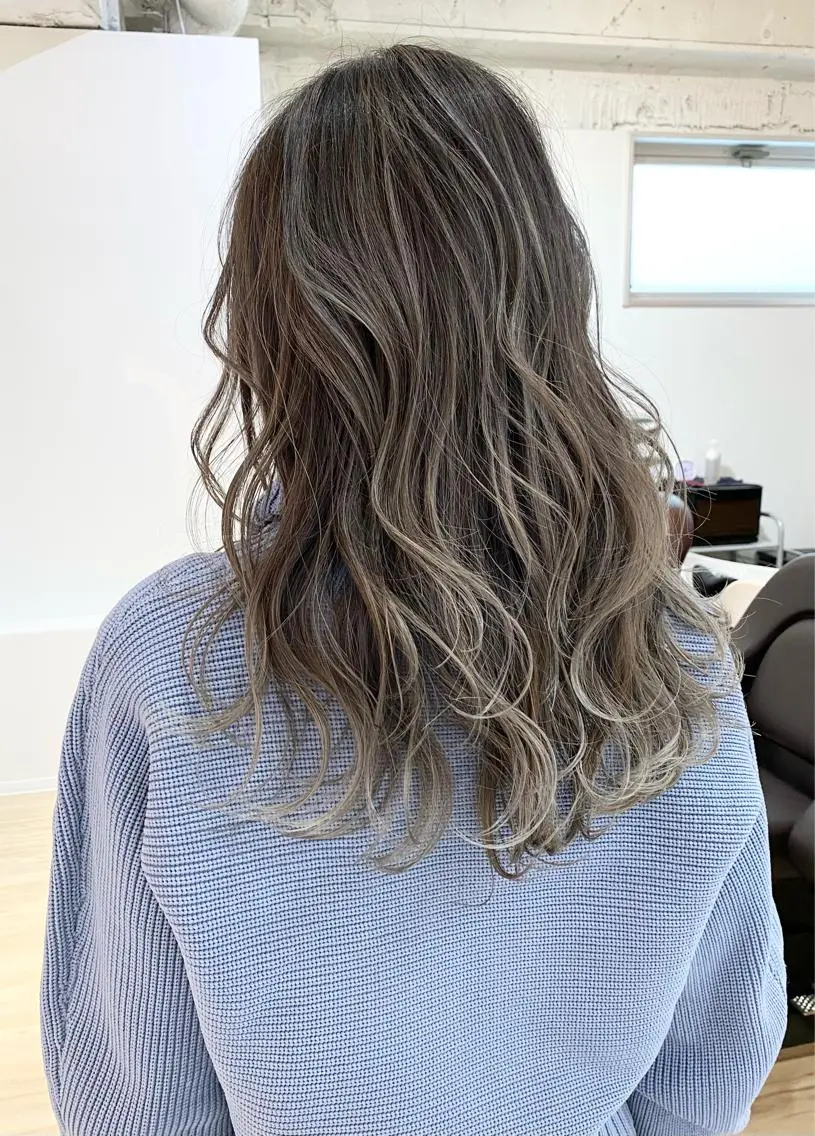 セミロング カラー 木下大地 HAIR Oneのヘアスタイル