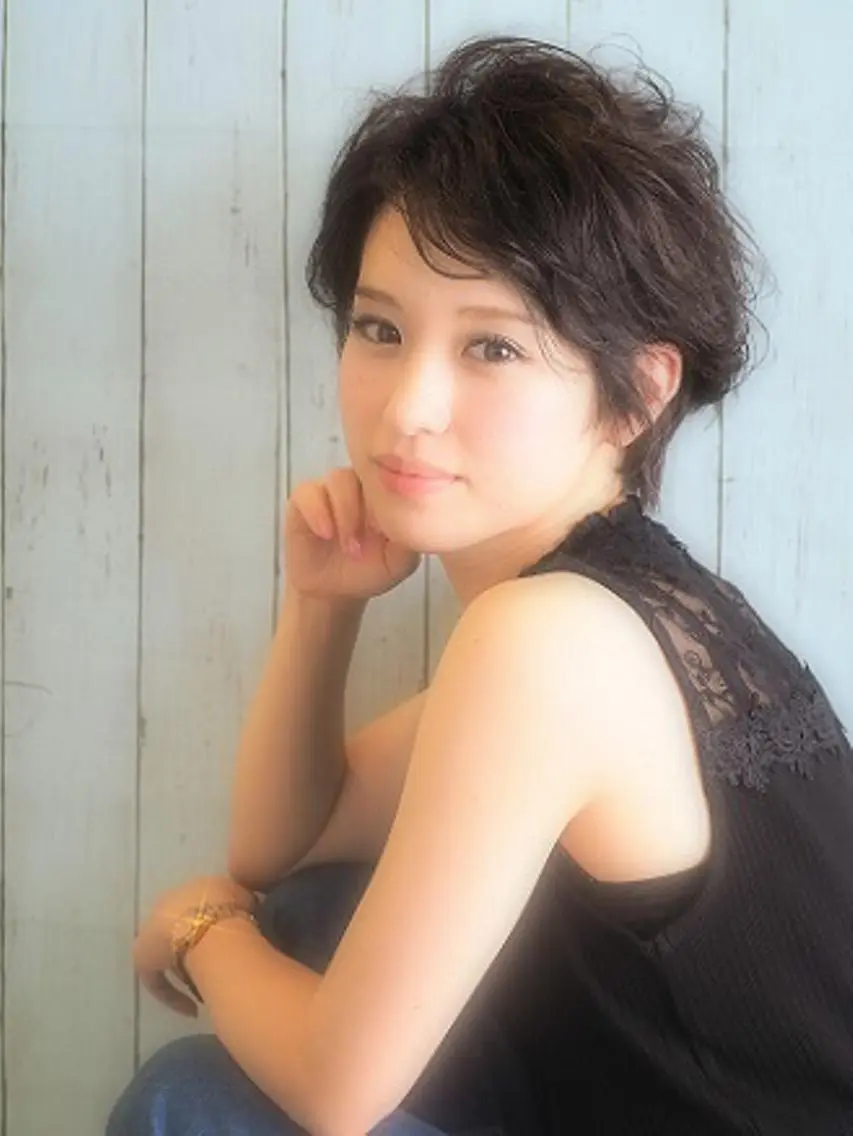 ショート カラー ショートヘア カット ヘアカラー grand juteのヘアスタイル