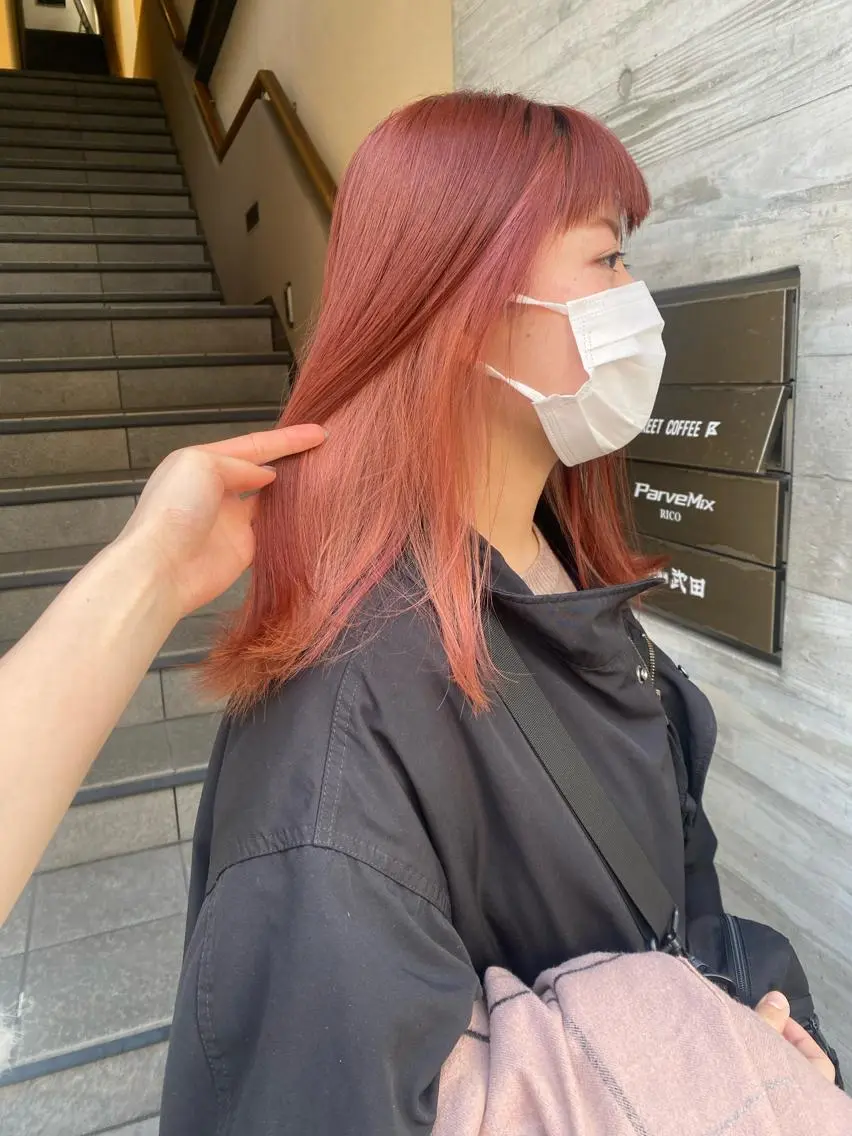 セミロング Okamura Chisatoのヘアスタイル