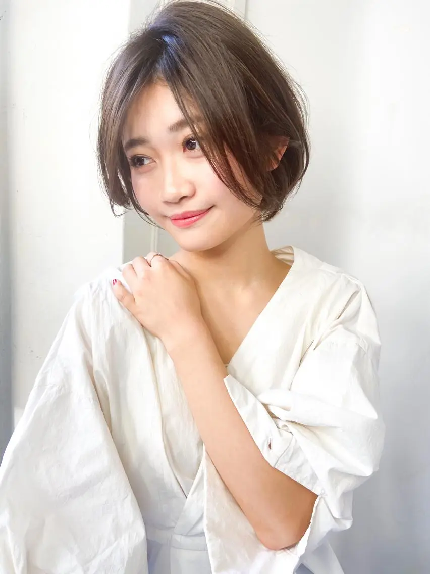 ショート ヘアカラー トリートメント 池田 雄作のヘアスタイル