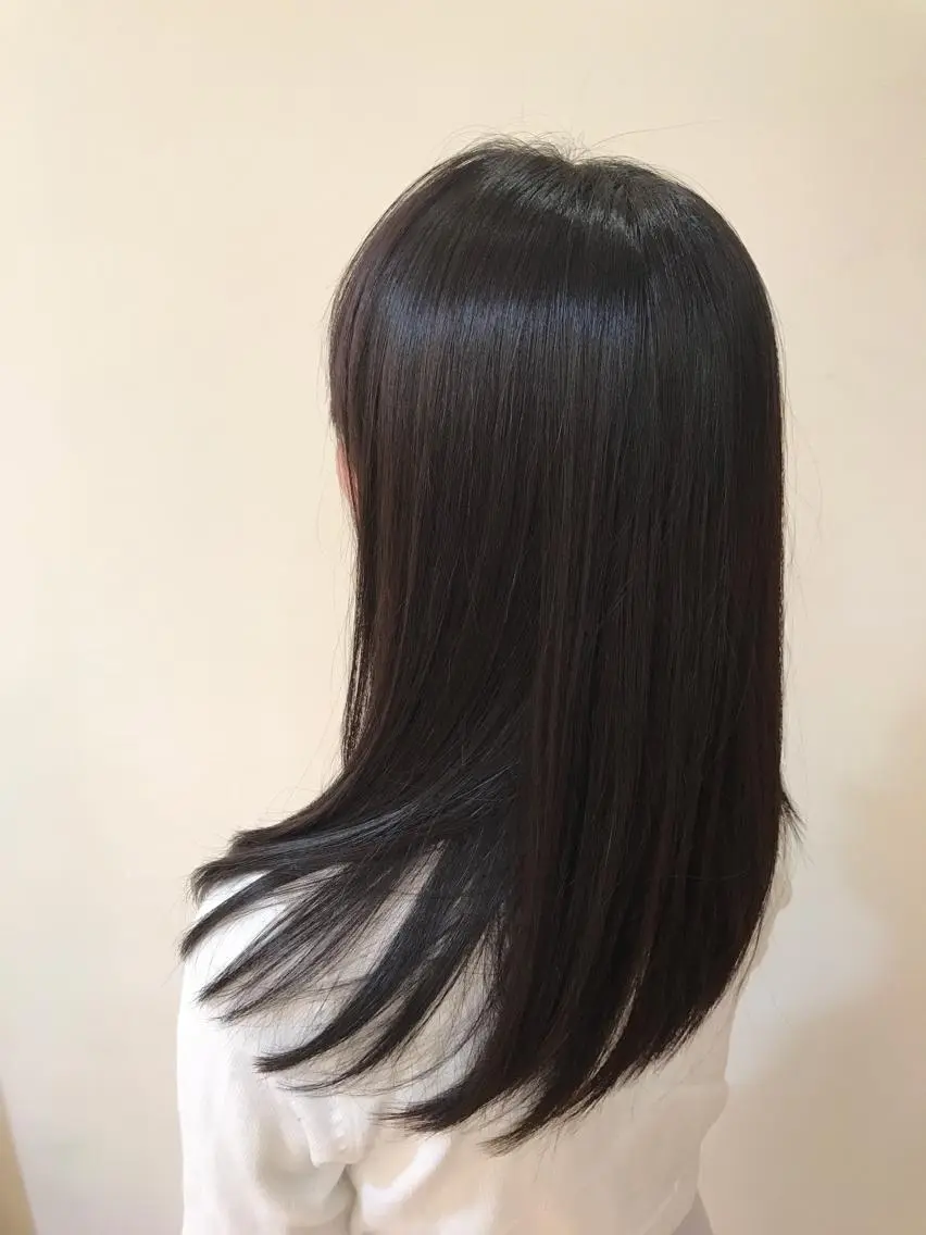 セミロング カラー タジマ ヤスヒサのヘアスタイル
