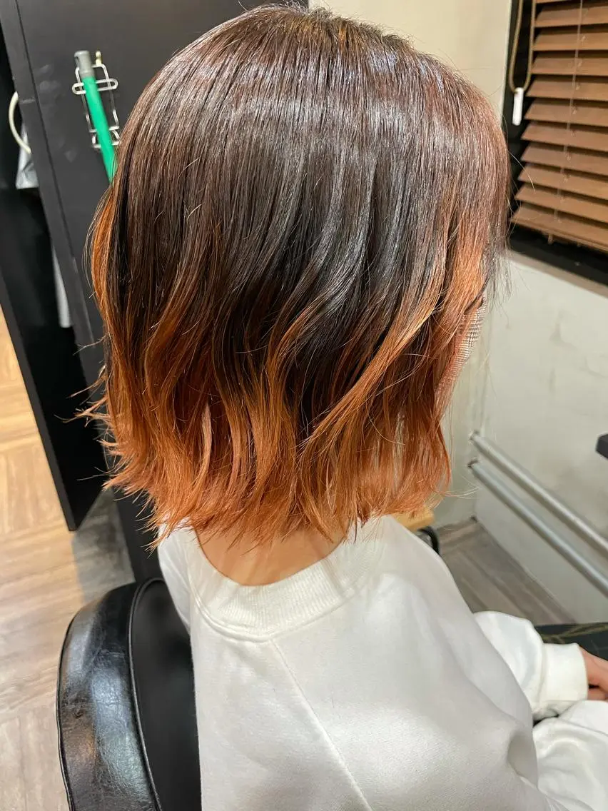 ミディアム ヘアカラー 🔥ハイトーン🔥 🌈柴田尚貴🌈のヘアスタイル