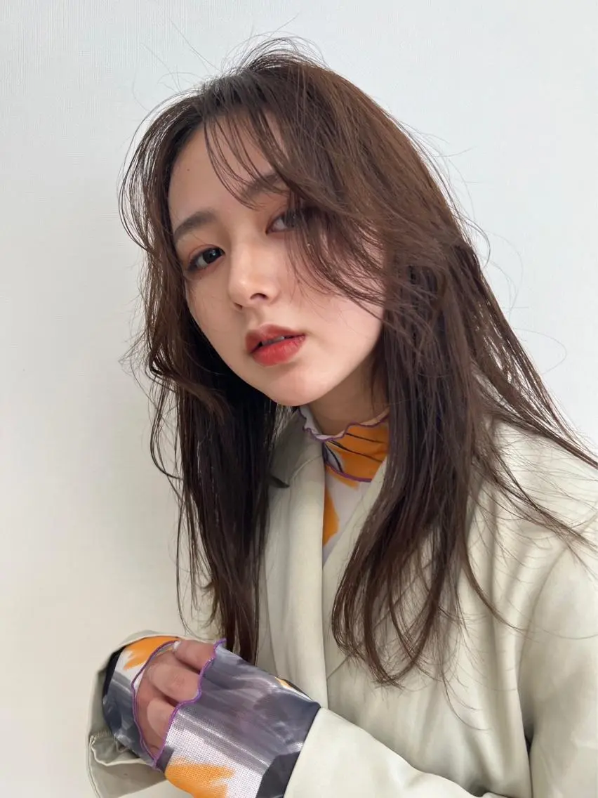ロング 💗モデルカット 募集中のヘアスタイル
