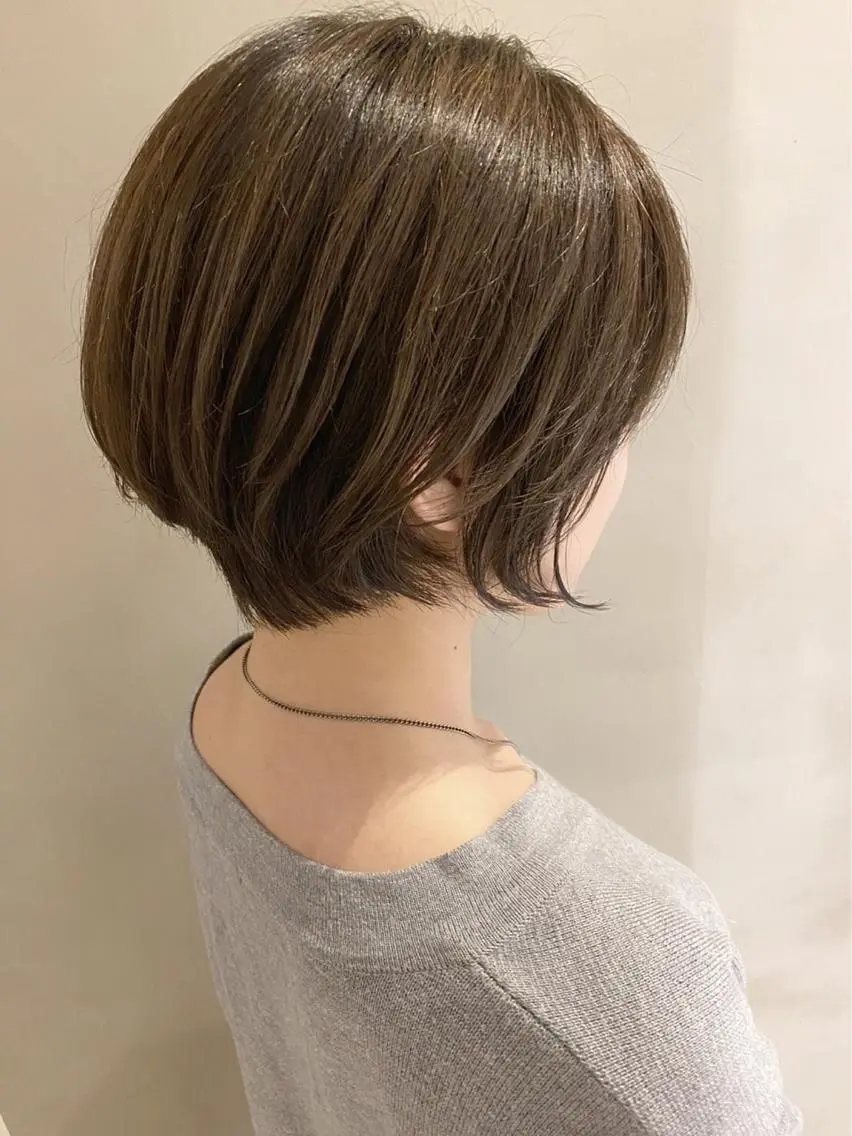 ショート カラー ヘアアレンジ ネイル マツエク・マツパ アッシュ バレイヤージュ ベージュカラー 透明感カラー ダブルカラー カット ヘアカラー 夜23時まで予約🉑 reverieあきらのヘアスタイル