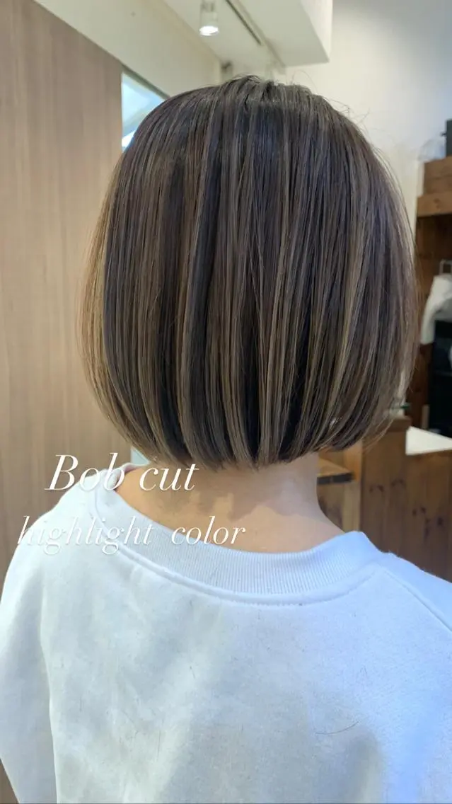 ショート カラー ヘアカラー ヘッドスパ 似合わせカラー/艶 髪質改善/ヨシザキのヘアスタイル