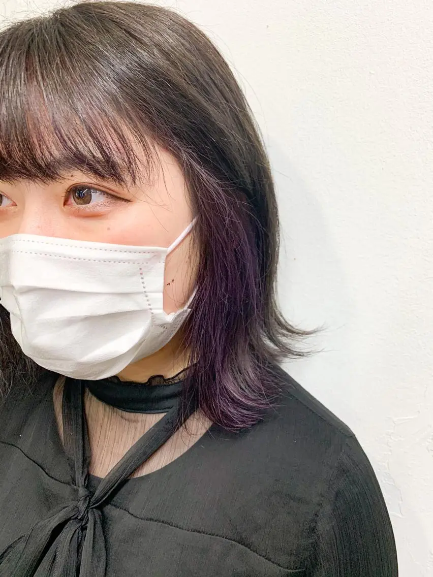 ミディアム カラー メンズパーマ メンズ特化ryoのヘアスタイル
